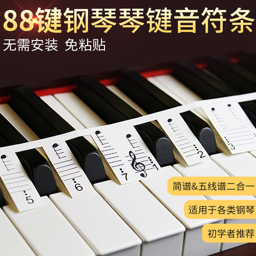 初学者推荐，免粘贴，五线谱简谱二合一