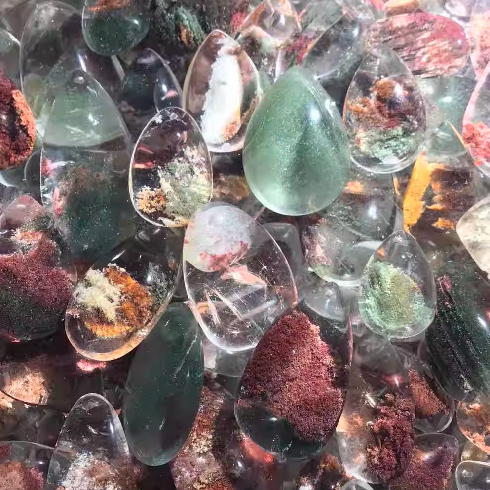 1直播专拍链接天然水晶吊坠 手链绿幽灵 发晶 钛晶 碧玺 私拍无效