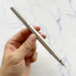 新版MUJI无印良品简约风钢笔套装聚碳酸酯附笔盒铝合金墨囊吸墨笔