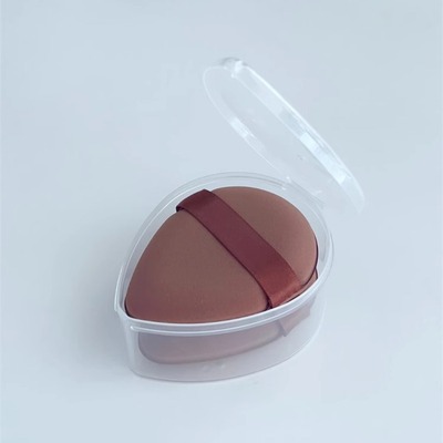 HALIE双面可用巧克力粉扑