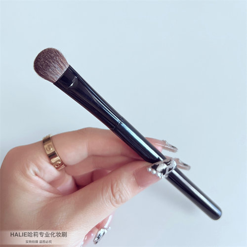 HALIE化妆师扁头眼影刷小马毛