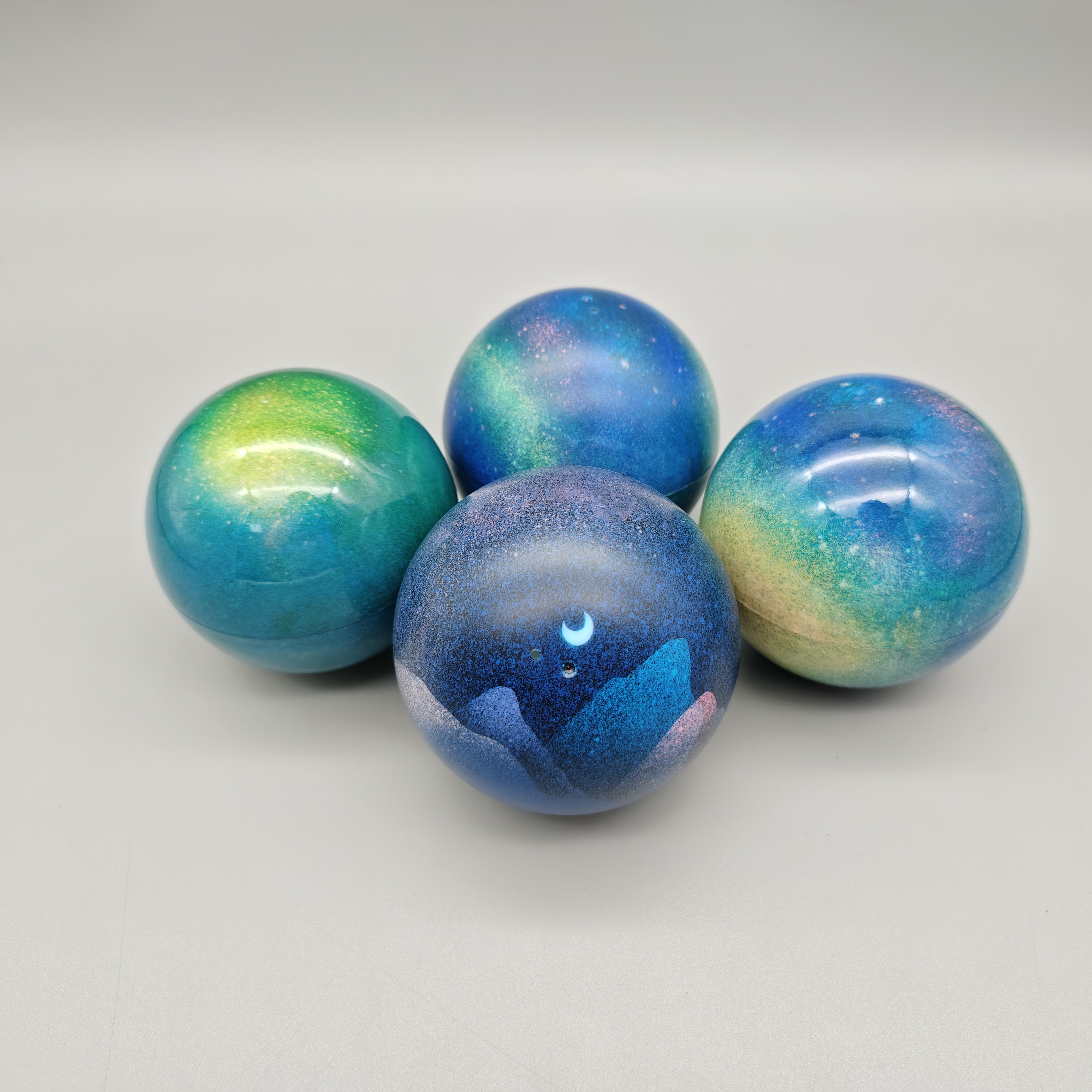 星空彩球开口蛋壳扭蛋壳
