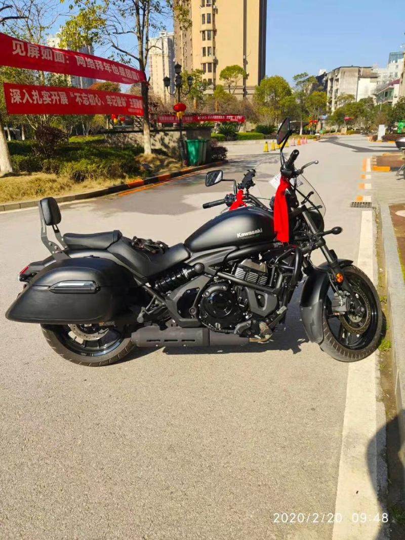 适用川崎小火神vn650 vulans摩枭500ms500mgmx500侧箱边箱边包