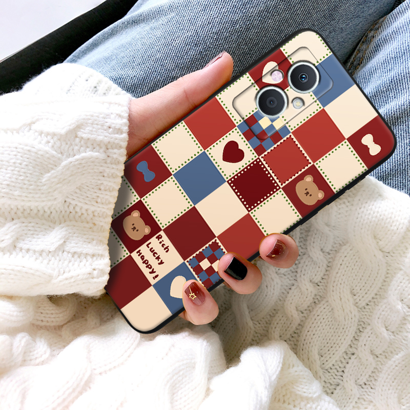 浮雕格子适用OPPOA95手机壳a96 5G新款oρpoa93s女0pp0α91 a92s啊潮oppoa55 opooa53防摔appoa56