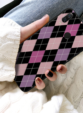 浮雕绿菱格华为nova3手机壳nove2s新款novo2plus全包noⅴa3i男noa3e女nva防摔nowa潮n0va网红全包noa套mova