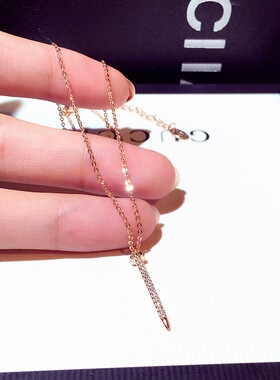 个性吊坠项链女ins简约百搭冷淡风脖颈链短款锁骨链子配饰潮网红