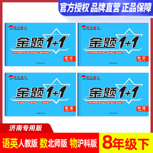 金题1 专项训练济南单元 期末冲刺试卷暑假作业数学北师语文英语物理沪科版 1初中八年级下册试卷初二8年级下册同步练习册单元 测