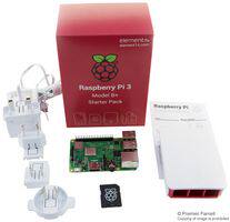 RPI3-MODBP-STARTER Raspberry Pi 3B+入门套件, 包含官方盒与PSU