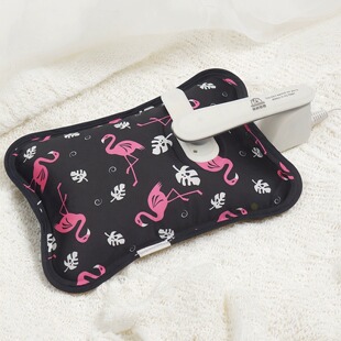 柯诺充电热水袋防爆暖水袋暖手宝丝光面可拆洗暖宝宝热敷已注水