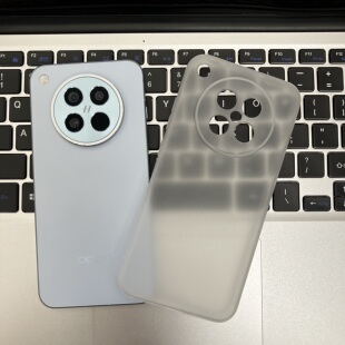 in小众冷淡风磨砂半透白不沾指纹适用OPPOFindX8s手机壳FindX9sPro简约纯色X8/X9Ultra全包防摔日韩创意个性