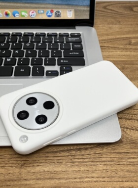 ins小众极简纯白色冷淡风适用一加Ace6手机壳Ace2V/3/5Pro液态硅胶OnePlus15T简约高级感13T软糯橡皮擦12/11