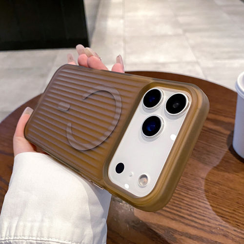 【PC背板＋TPU+磁吸+金属按键】适用苹果Air手机壳iPhone16/17ProMax简约肤感Magsafe无线充电15/14PM男女13