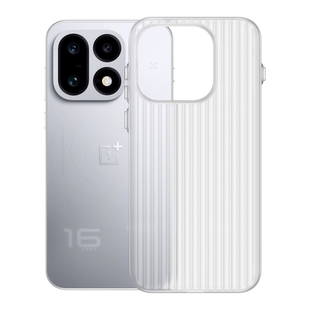 【ins小众冰雾象牙白】适用一加16手机壳行李箱瓦楞OnePlus16创意个性15T全包防摔13T超薄PC硬壳半透明男女款