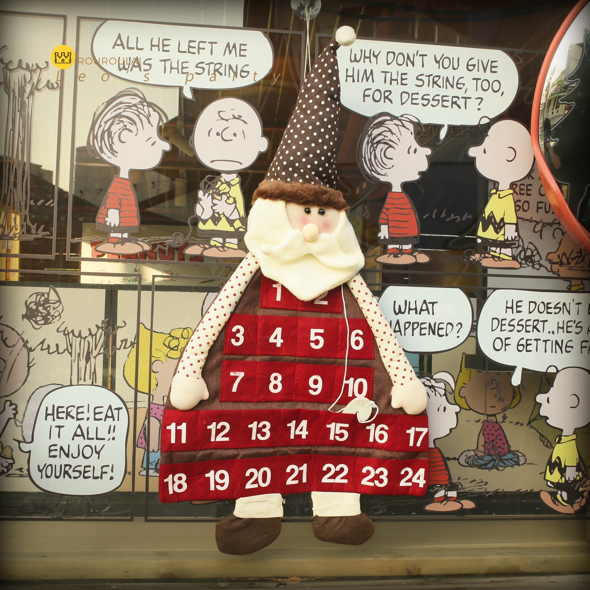 圣诞节日历挂件耶诞装饰