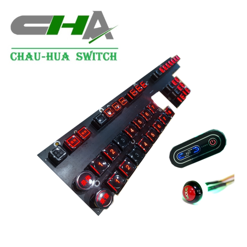带灯轻触按键开关厂昭华CHAC3026
