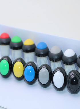 开孔12mm塑胶按钮开关 小型防水塑料按键开关 昭华C312WA系列自锁