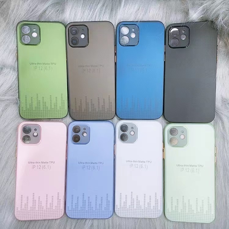 适用iphone11苹果13 13PRO 12pro MAX电镀按键果冻磨砂软手机壳批