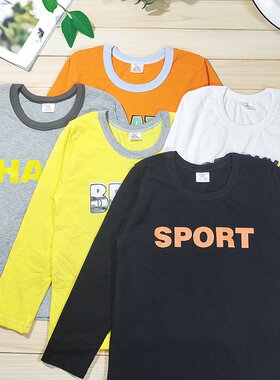 男童长袖打底衫2024新款