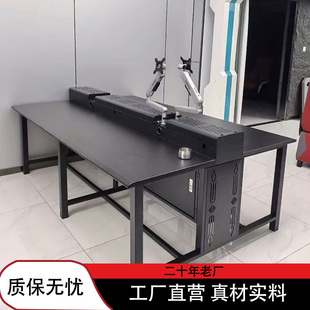 新款电竞桌椅组合多人网咖电竞馆专用桌网吧多人位电脑桌竞技桌子