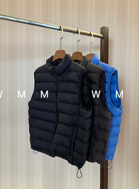 WMM三色鹅绒马甲女秋冬新款保暖舒适百搭休闲马甲加厚款轻奢韩