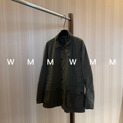 WMM定制户外面料拼接格子内衬翻领外套女休闲百搭韩时尚舒适简约