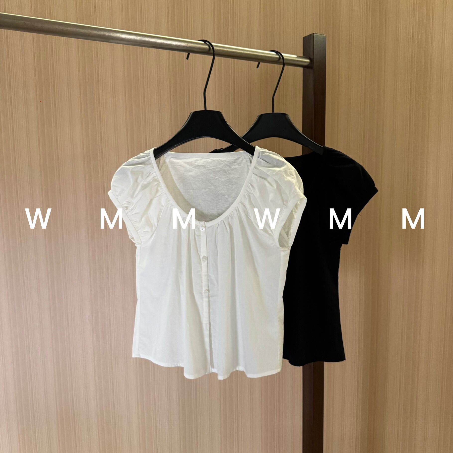 WMM蚕丝棉插肩袖V领短袖衬衫女新款休闲百搭时尚舒适显瘦简约上衣