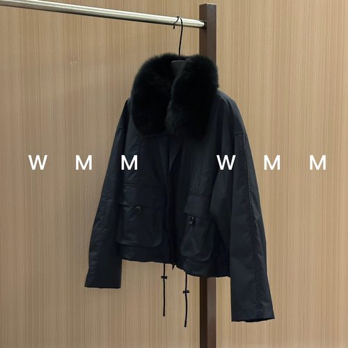 WMM狐狸兔兔内胆派克服女秋冬新款百搭可拆卸连帽保暖气质轻奢韩