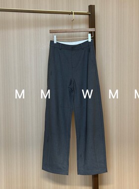 WMM秋冬新款高腰显瘦阔腿西裤女设计小众ins百搭时尚舒适韩版裤子