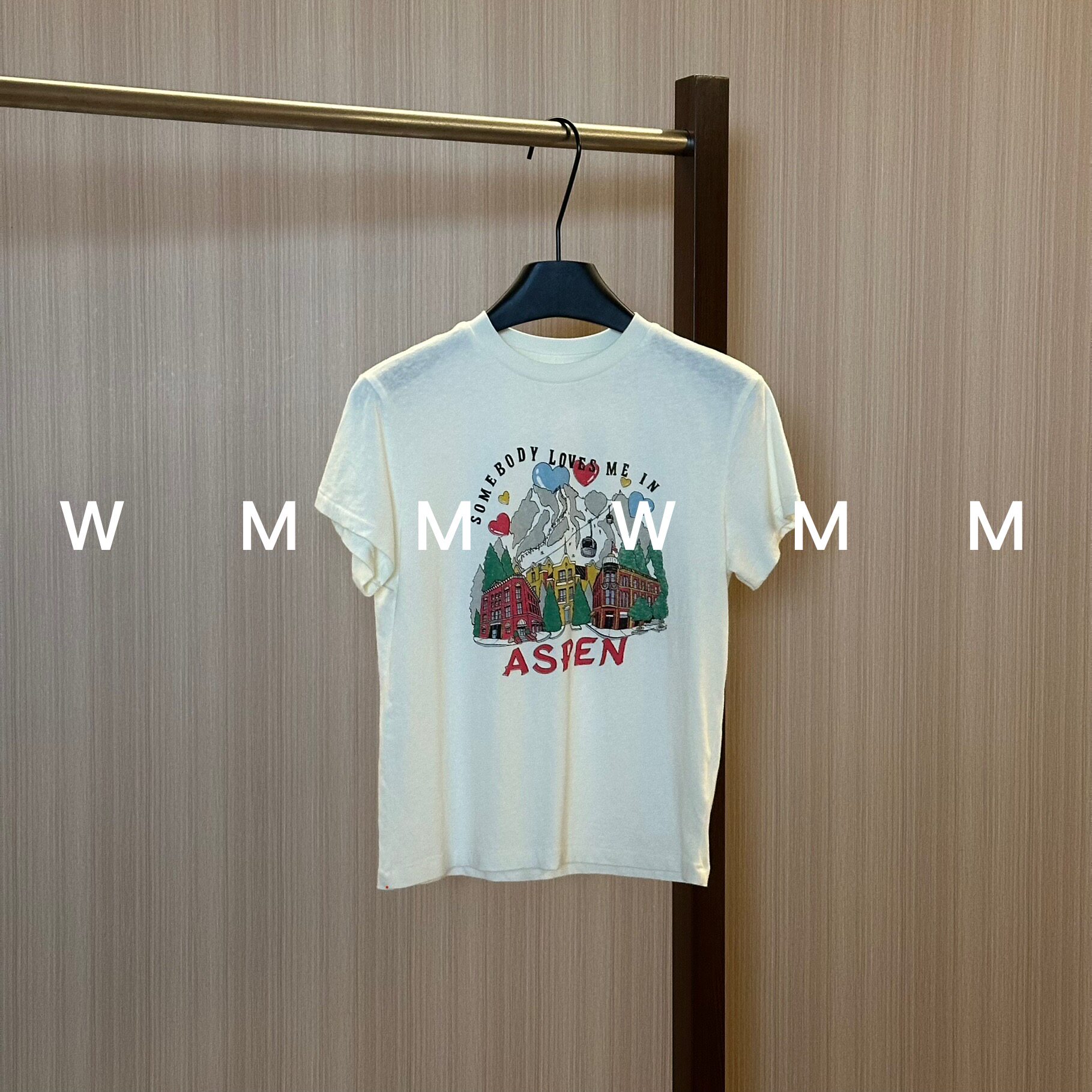 WMM复古城堡印花短袖T恤女新款休闲百搭韩版时尚气质舒适显瘦上衣