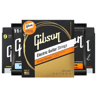 美产Gibson吉普森电吉他弦一套6根玄线通用套装吉它配件琴弦套弦