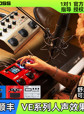 罗兰BOSS人声和声效果器VE8 VE22 VE500 VE1/2民谣电吉他单块LOOP