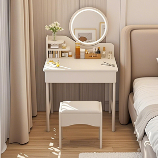 化妆台小型迷你化妆桌子简约现代卧室2025新款出租屋简易化妆台