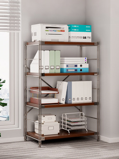 办公室打印机置物架落地多层文件资料柜分层收纳架子储物货架书架
