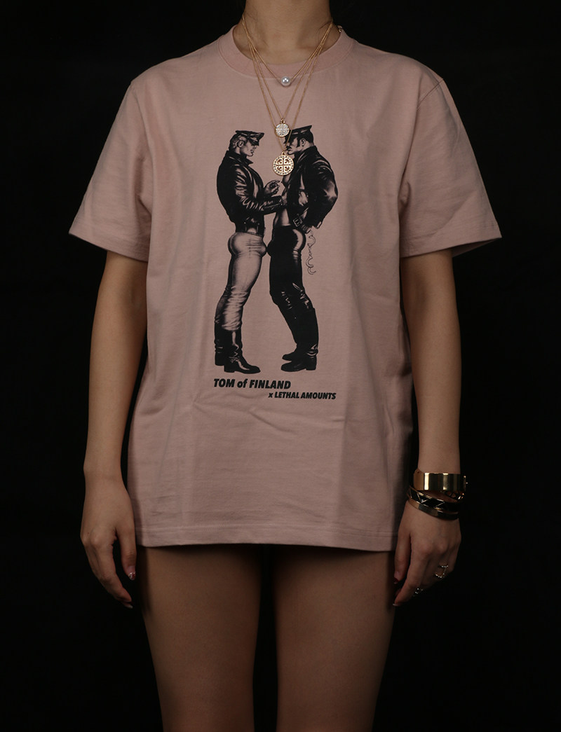 芬兰的汤姆tom of finland艺术电影古着阿美咔叽美式复古男女短袖