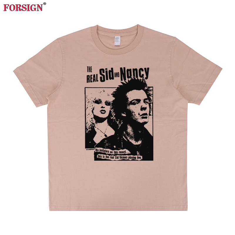 Sex Pistols性shou枪英国朋克摇滚重金属乐队怀旧街头短袖T恤男女