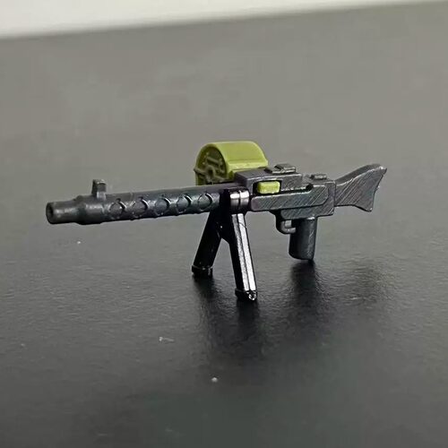 MG08/18轻机枪 一战德军武器 3D打印积木武器配件 满35包邮