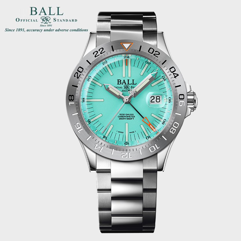 自产机芯80小时储能904L钢彩虹灯