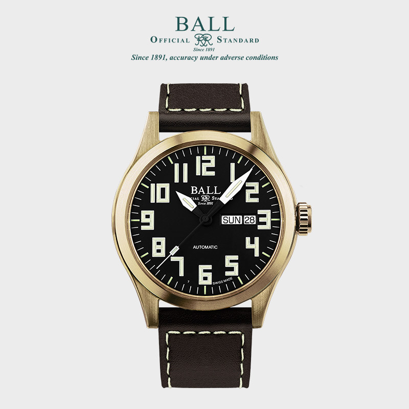 波尔表BALL工程师系列43mm黑盘