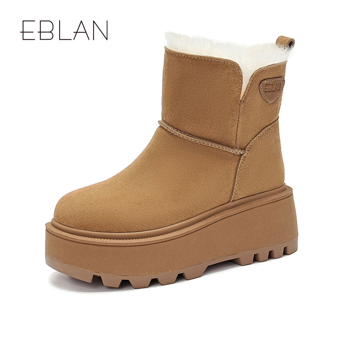 伊伴加绒加厚保暖雪地靴