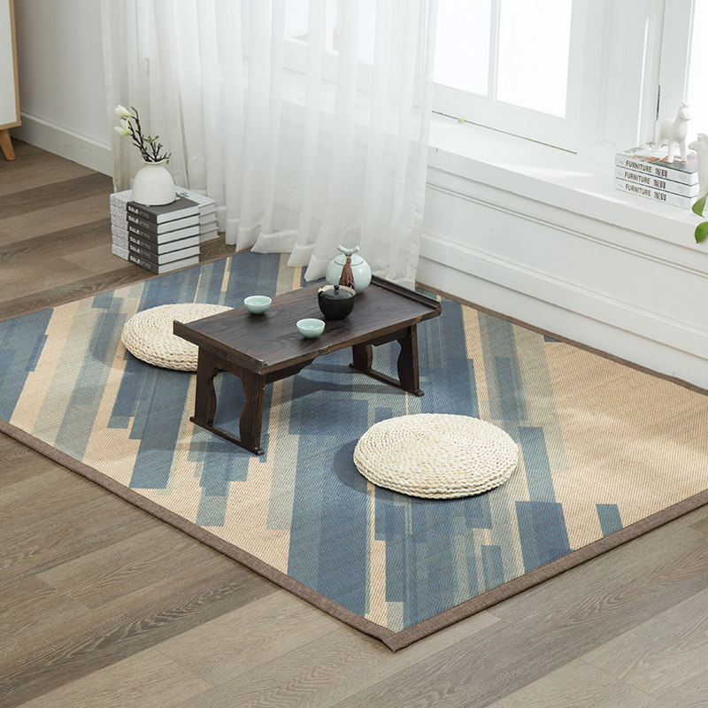 定制UV打印简约现代日式客厅茶几地毯卧室床边竹地毯北欧几何图案在类目 居家布艺, 地毯中 - 来自Buy2taobao.com提供专业的淘宝代购服务