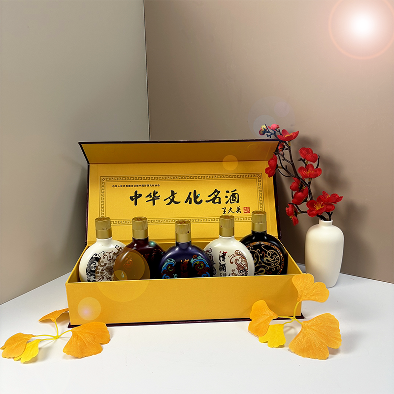 津酒五福聚祥凤系列小礼盒图片