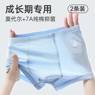 男童内裤莫代尔中大童四角裤儿童a类冰丝薄款青少年12岁男孩短裤
