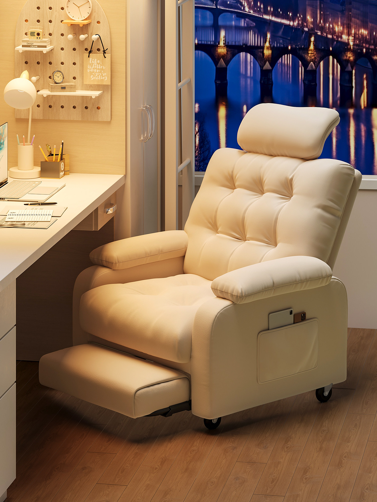 懒人沙发可躺可睡家用卧室电脑椅单人沙发椅大学生宿舍椅子靠背椅