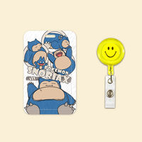 Japanese and Korean cartoon and anime Kabi Beast, children's pick-up and drop-off card, campus meal card, bus and subway card sleeve, work ID card, semi-transparent and hard thumbnail 2