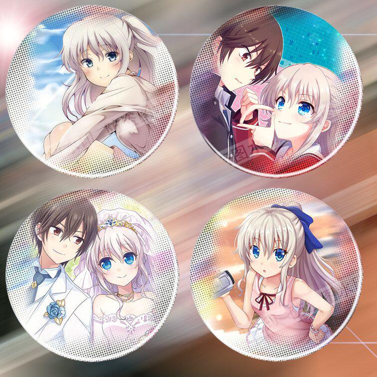 Charlotte 夏洛特 友利奈绪  周边徽章吧唧胸针胸章挂饰礼品礼物