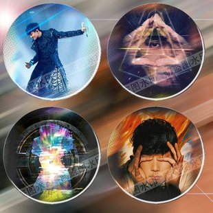 林俊杰 明星照片 徽章吧唧二次元胸针周边书包挂件送人小礼品