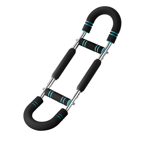 Multi functional U-shaped arm strength device with three adj