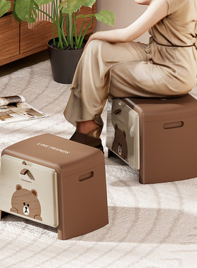 Na stool, storage stool, storage box, storage stool, shoe ch