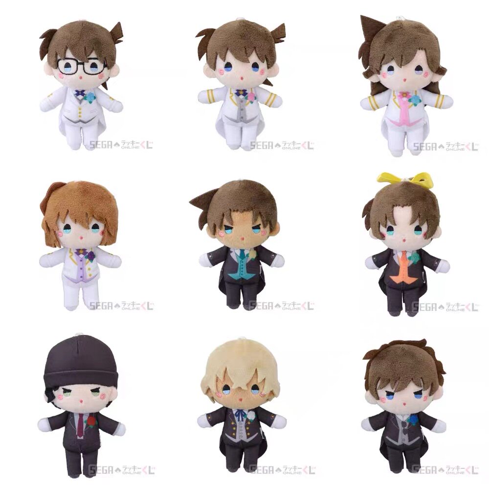柯南毛绒挂件公仔玩偶灰原哀安室透豆豆眼小兰新一松田阵平赤井秀