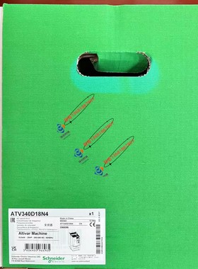ATV340D15N4E施耐德变频器ATV340D15N4重载15kW/轻载18.5kW全新